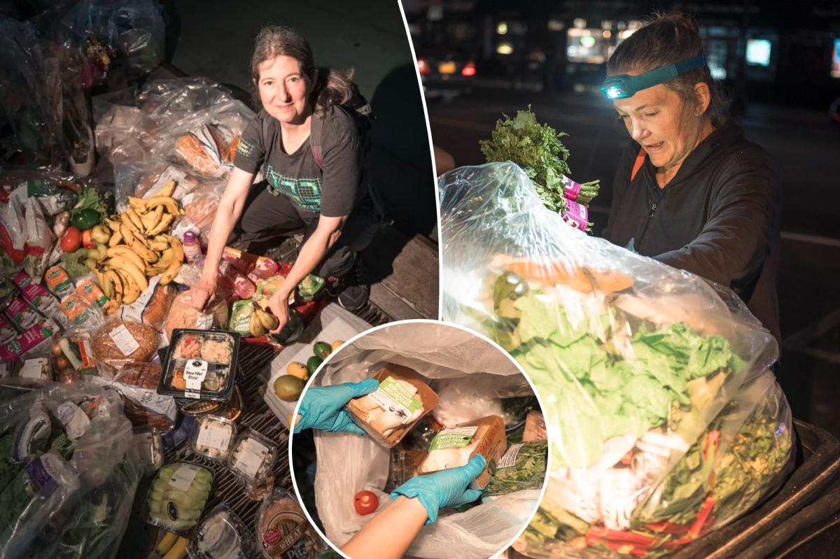 Exclusive | Dumpster-diving NYers mine luxe supermarket trash to dine like kings — for free: ‘It’s still fresh’