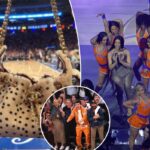 Cardi B flouts MSG’s no-bag rule with K Chanel purse — as celebs hit court-side catwalk