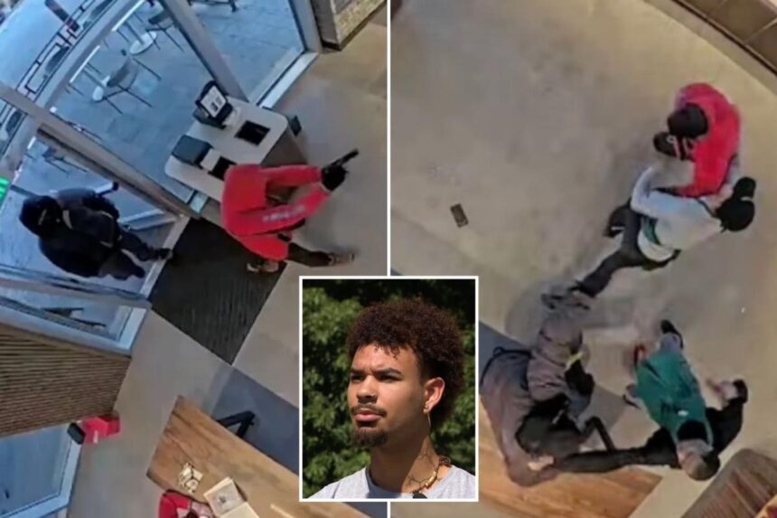 Starbucks workers bravely fight off robbers before they were fired for stopping duo, new video shows