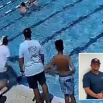 ICE officer makes heroic rescue after 6-year-old girl has pool emergency