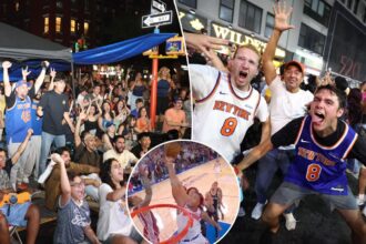 NYC abuzz as thousands celebrate Knicks’ stunning Game 4 victory — flooding streets, bars, bodegas: ‘Electrifying’