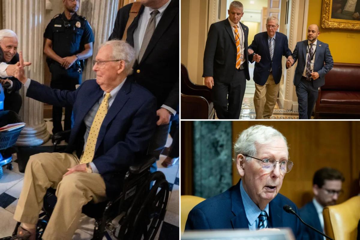 Mitch McConnell hospitalized with mystery ailment