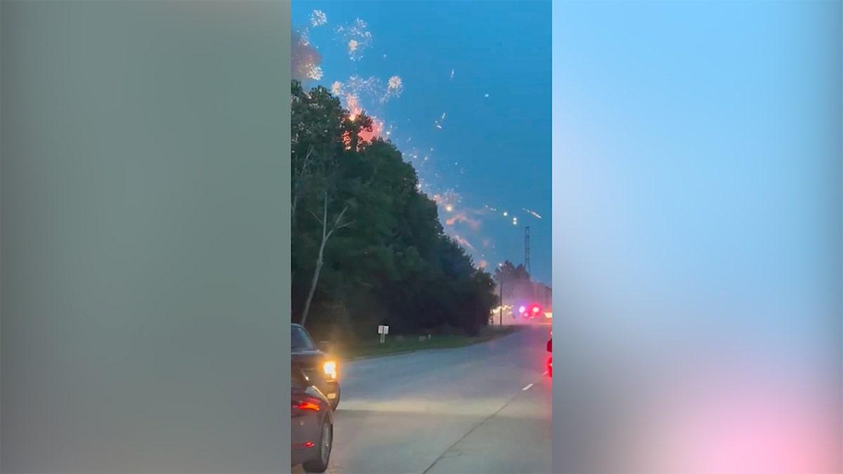 Fireworks stand blaze in Oklahoma