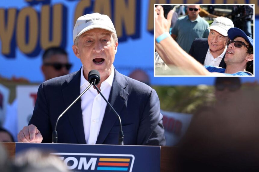 Controversial California governor candidate Tom Stayer pulls ahead in key region