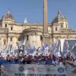 Italian military and police march in Rome over pay dispute