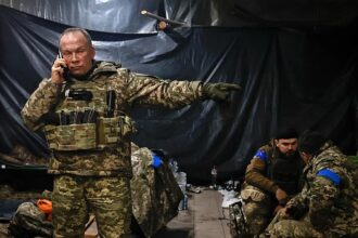 Ukrainian army chief says turning point in war ‘still a long way off’