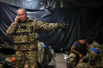 Ukrainian army chief says turning point in war ‘still a long way off’