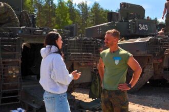 How a NATO essay contest won a Lithuanian schoolgirl a ride in a tank