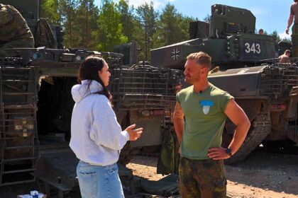 How a NATO essay contest won a Lithuanian schoolgirl a ride in a tank