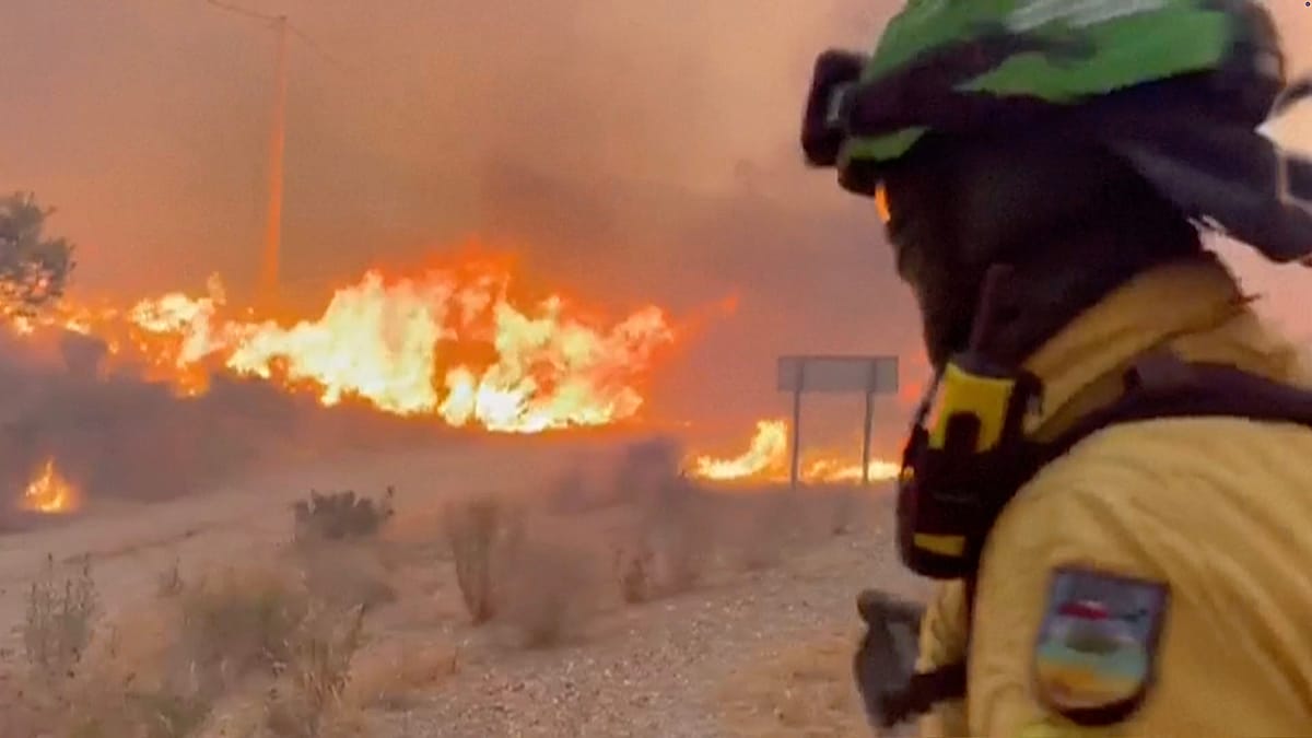 Key advice for what to do if you find yourself caught by a wildfire