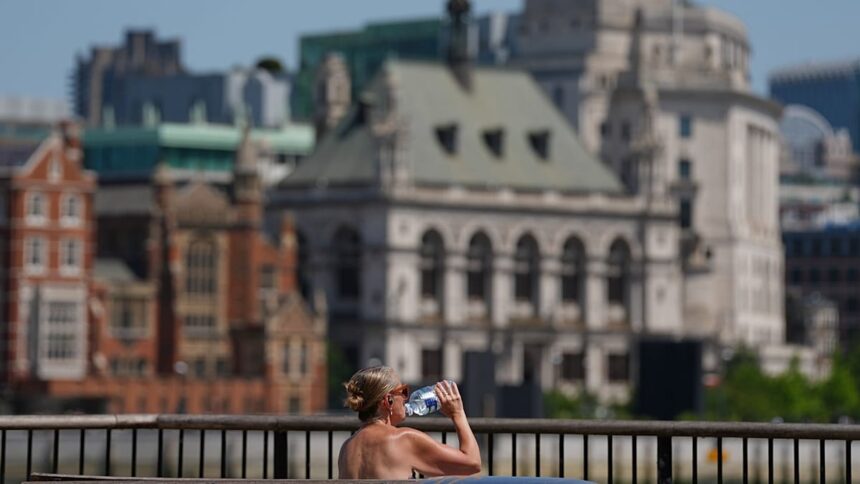 England breaks record for warmest June, Met Office says