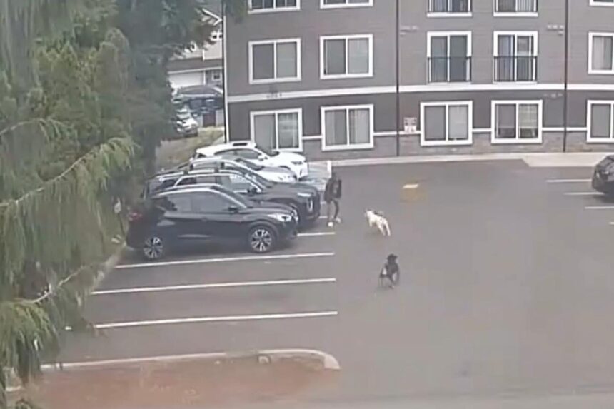 Horrifying moment pregnant woman is attacked by dogs — as doctors forced to induce labor