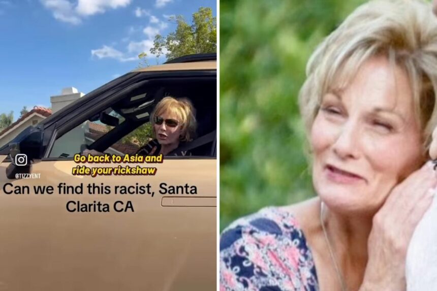 Racist Karen caught on camera abusing neighbor in vile rant in Santa Clarita