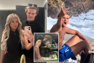 Exclusive | ‘Malibu Joffrey’ unmasked as ‘looksmaxxing’ man who trashed beach in vile racist rant