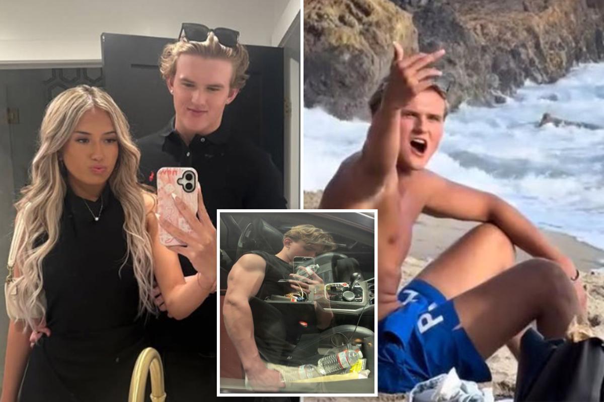 Exclusive | ‘Malibu Joffrey’ unmasked as ‘looksmaxxing’ man who trashed beach in vile racist rant