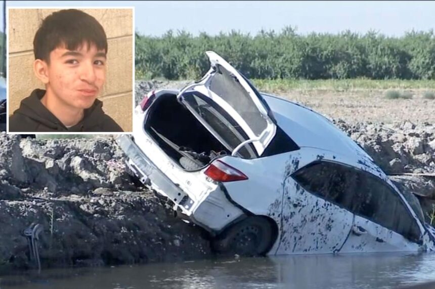 High-school student, 15, dies after driving into a canal under strange circumstances