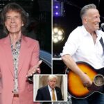 Mick Jagger says fans don’t want political lectures at concerts after Bruce Springsteen’s anti-Trump speeches