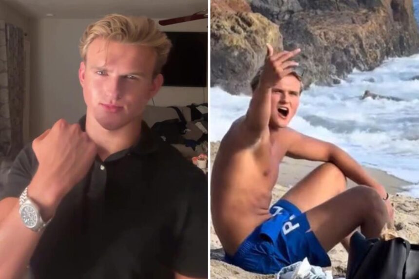 ‘Malibu Joffrey’ posts pointed four-word message after vile beach meltdown