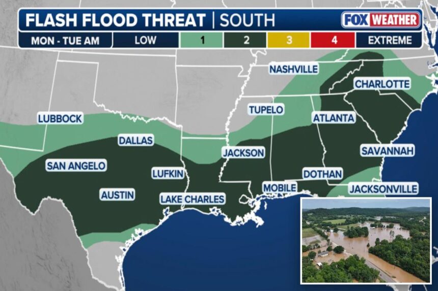 Dangerous flood threat targets millions across Texas