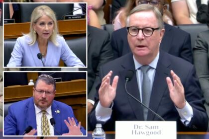Moment head of top California medical school squirms when asked whether only women can get pregnant
