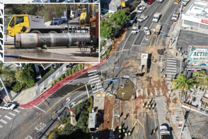 Sinister new threat in West Hollywood after water main break devastated city