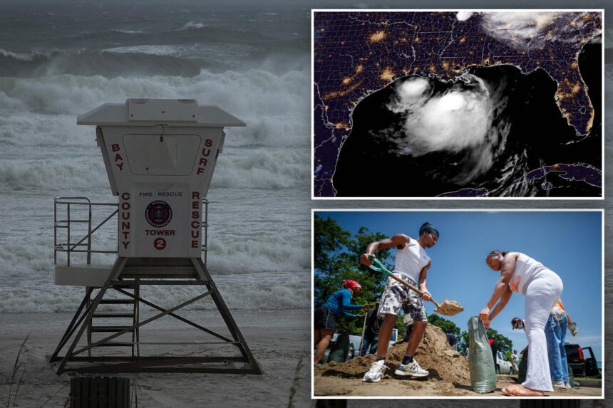 Beaches closed as Tropical Storm Bertha approaches Gulf Coast