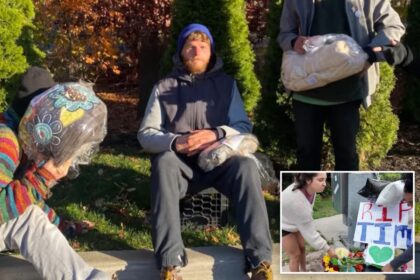 Long Island lunatic stabs beloved homeless man to death before leaving body on side of busy expressway: police