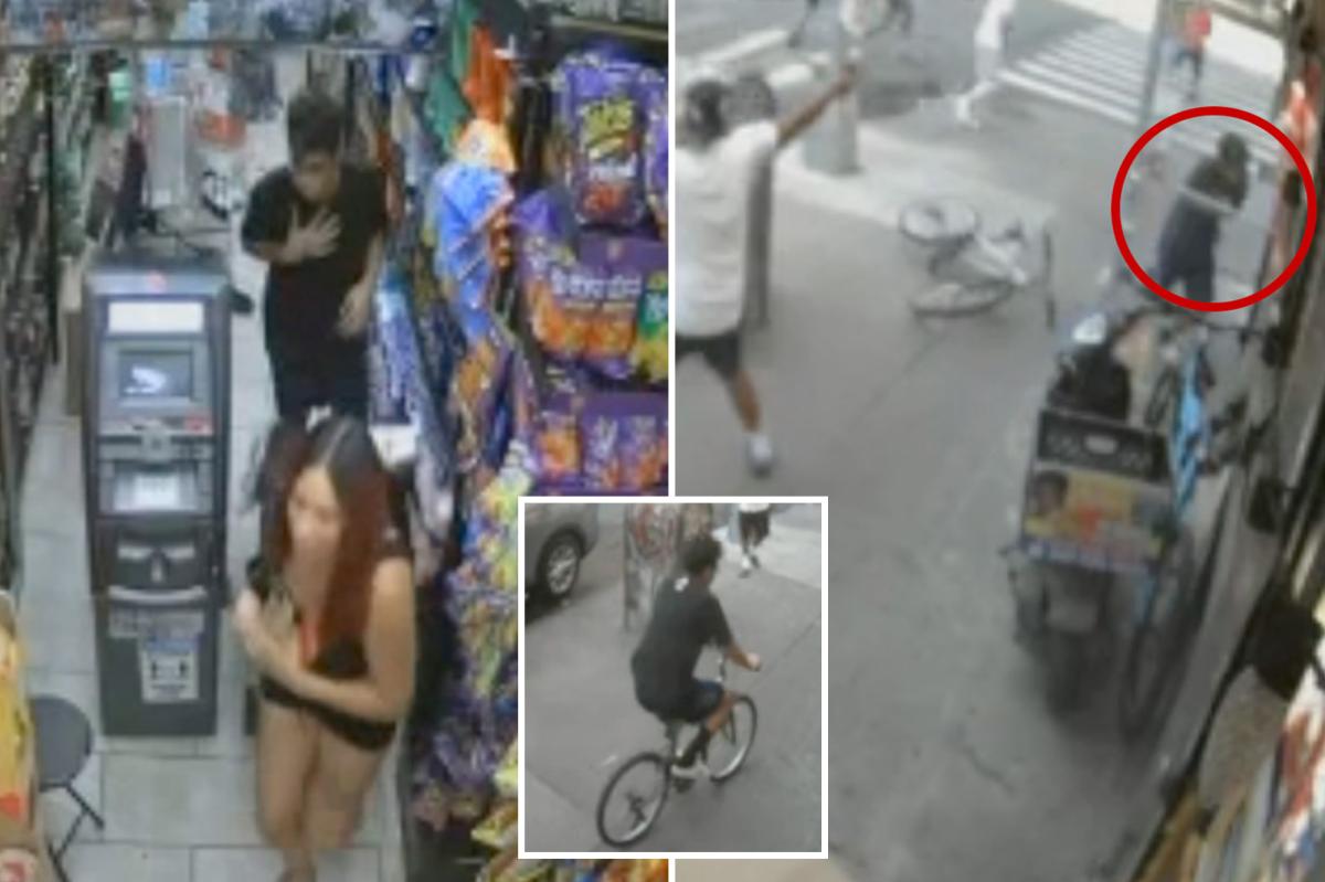 Cop’s son, 12, ID’d after being shot dead in NYC as harrowing video shows victim running into bodega clutching his chest