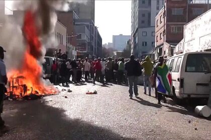 Thousands of police deployed across South Africa as deadly anti-immigration protests spread to multiple cities