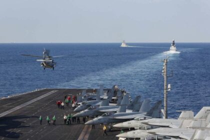 One crew member missing after US Navy helicopter makes emergency landing in Arabian Sea