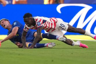 USA World Cup star Folarin Balogun receives controversial red card during Round of 32 match