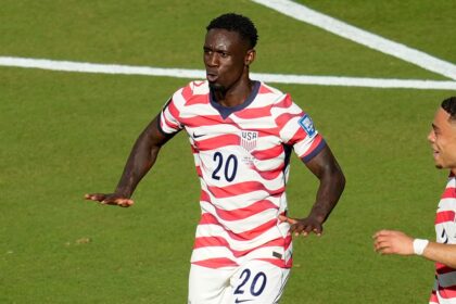 USA World Cup star Folarin Balogun pays tribute to LeBron James after scoring in Round of 32 match
