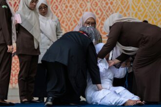 Couple publicly caned after alleged TikTok kiss sparks outrage in Indonesia