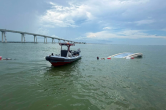 US Coast Guard saves 8, including infant and child, after vessel capsizes off Fort Myers Beach