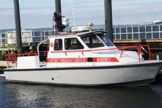 New York Harbor whale strike sinks fire rescue boat after July 4 celebrations