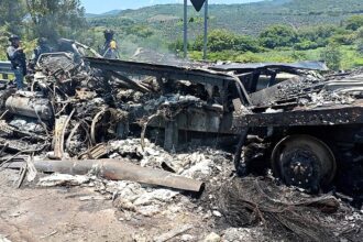 Four Americans caught in horrific Mexico highway pileup that killed at least 10