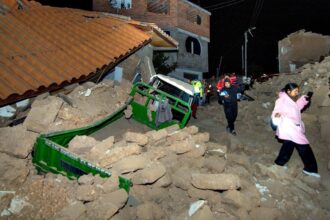 Earthquake shakes Peru’s Andes region, killing at least 5, displacing hundreds