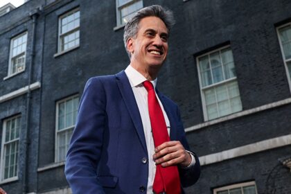 UK’s Burnham names Trump critic Ed Miliband foreign secretary; ex-Thatcher aide brands pick ‘disastrous’