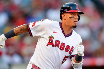 Angels third baseman brings basketball onto the diamond, turns slick double play with unconventional move