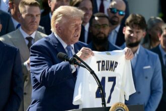 Trump likens Shohei Ohtani to Babe Ruth as the World Series champion Dodgers visit White House