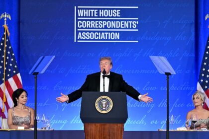 Trump spares no one at WHCA dinner, taking aim at Dems, press and his own Cabinet