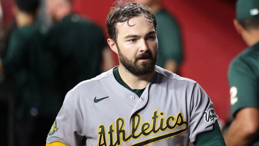 Athletics’ Shea Langeliers, top MLB trade deadline target, could be out for season after devastating injury
