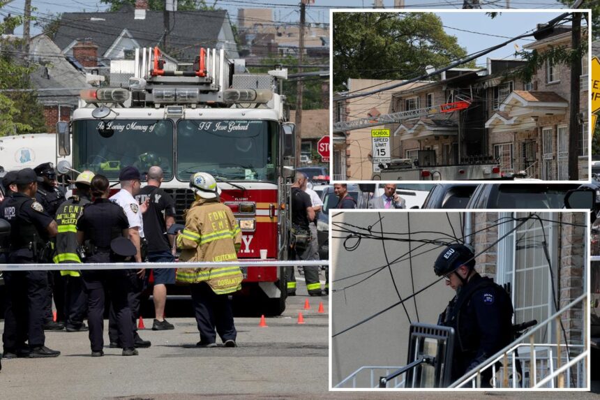 Cops fatally shoot maniac armed with shotgun outside NYC house — then find 2 dead inside: sources