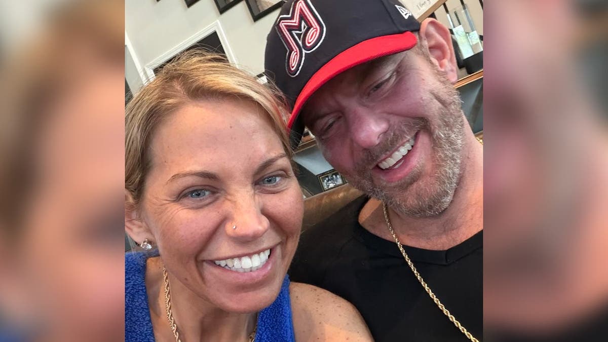 photo shows Alexandra with her husband