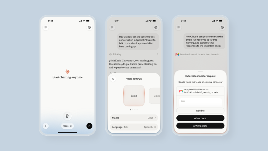 Claude Voice Mode Gets an Upgrade, Now Powered by New Models