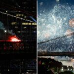Brooklyn Bridge catches fire during Fourth of July fireworks display