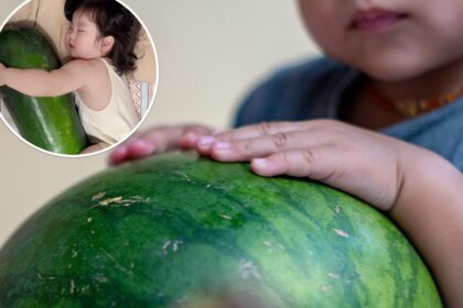 Parents are giving babies giant melons to hug — it’s adorable, but there’s a good reason for it
