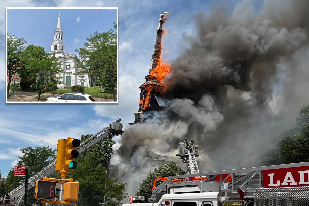 Investigators probing possible arson in blaze that tore through landmarked, 173-year-old  NYC church