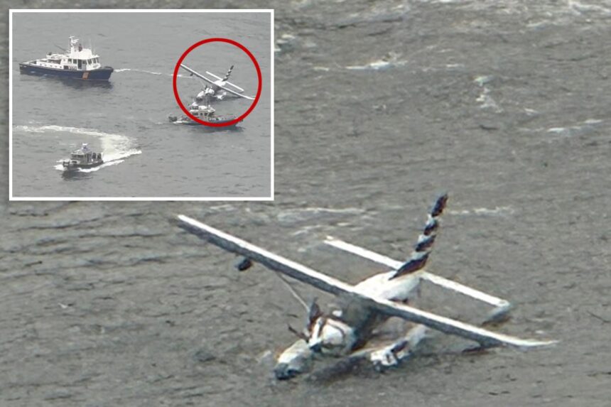 Seaplane carrying 8 passengers crashes into NYC’s East River
