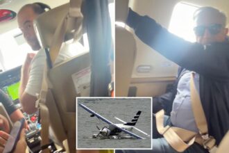 Harrowing video captures moment inside seaplane as it crashes into NYC’s East river carrying 8 passengers